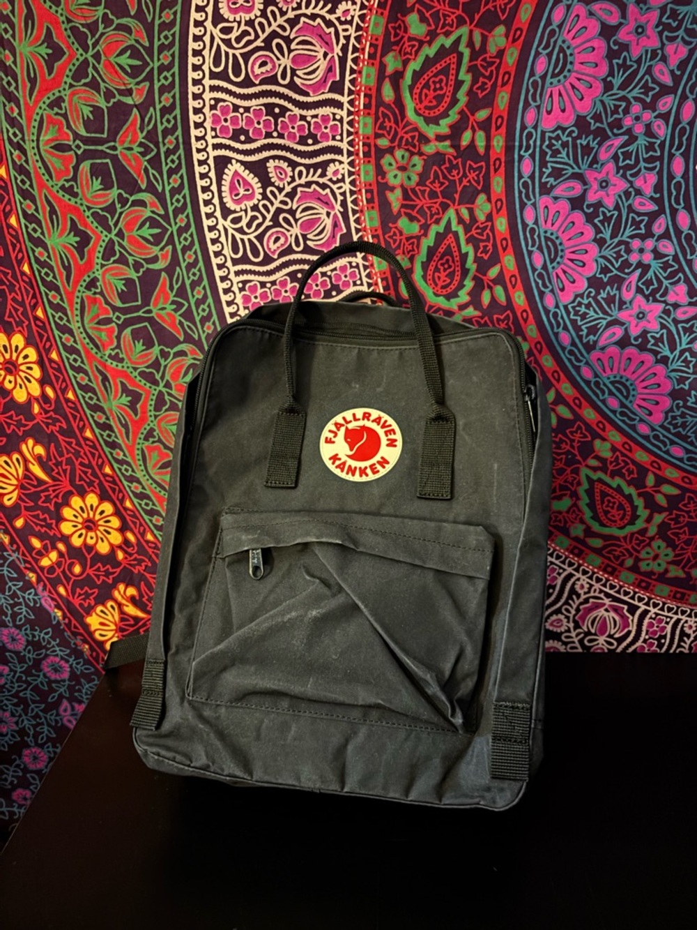 Fjallraven Classic Black Backpack